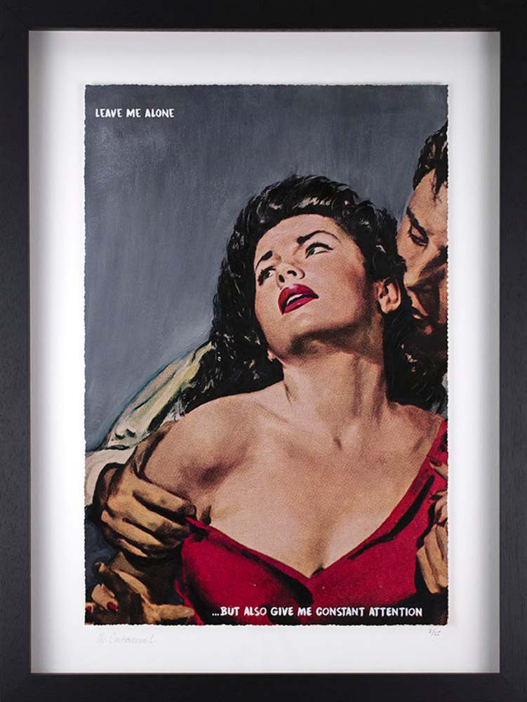 Mr. Controversial Canvas Mr. Controversial | Leave Me Alone - Hand Embellished Canvas & Limited Edition Print