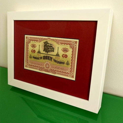 shepherd Fairey Print Shepherd Fairey 'Two Sides of Capitalism' Bank Notes | Framed, Choice of 2