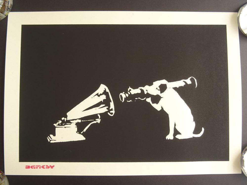 West Country Prince Screen print Banksy HMV Replica by Artist West Country Prince