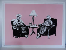 Load image into Gallery viewer, West Country Prince Screen print Banksy Grannies Replica by Artist West Country Prince
