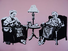 Load image into Gallery viewer, West Country Prince Screen print Banksy Grannies Replica by Artist West Country Prince
