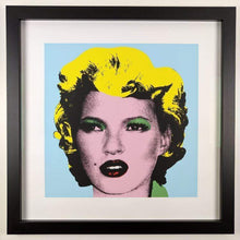 Load image into Gallery viewer, West Country Prince Screen print Banksy Kate Moss (Original Colour) Replica by Artist West Country Prince

