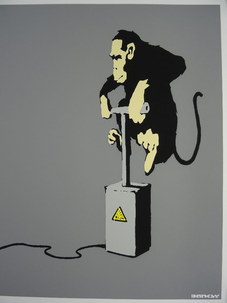 West Country Prince | Banksy Replica | Monkey Detonator – We Have Your  Prints