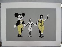 Load image into Gallery viewer, West Country Prince Screen print Banksy Napalm Replica by Artist West Country Prince
