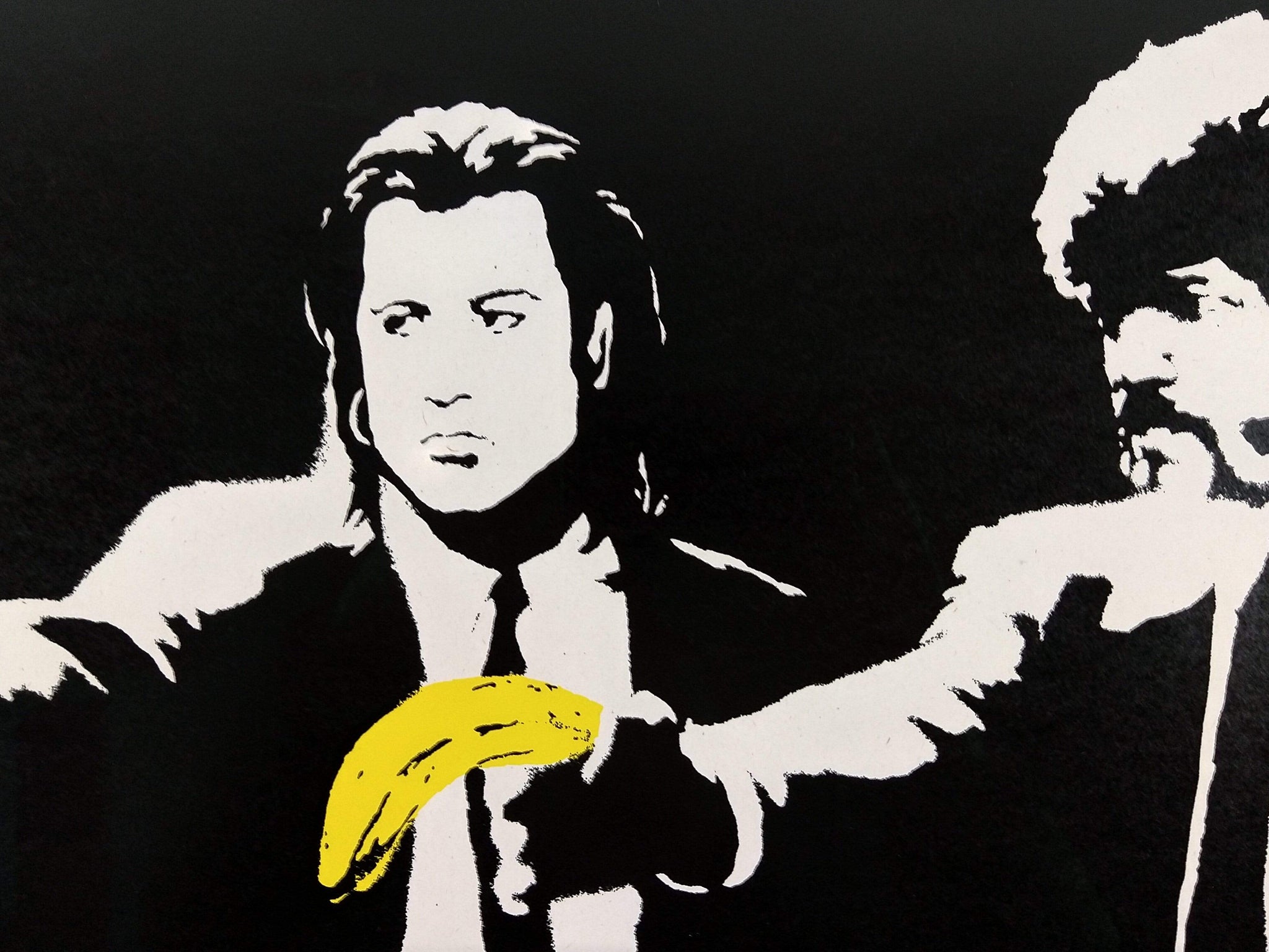 Banksy PULP FICTION WCP SCREEN PRINT バンクシー シルクスクリーン