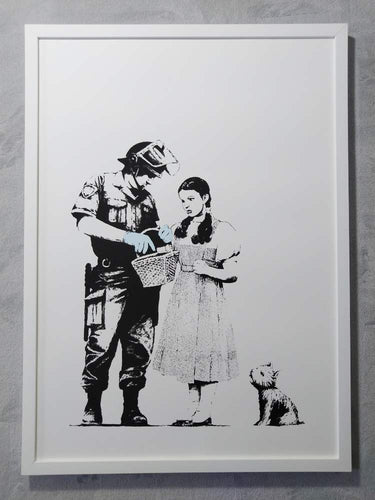 West Country Prince Screen print Banksy Stop and Search Replica by Artist West Country Prince
