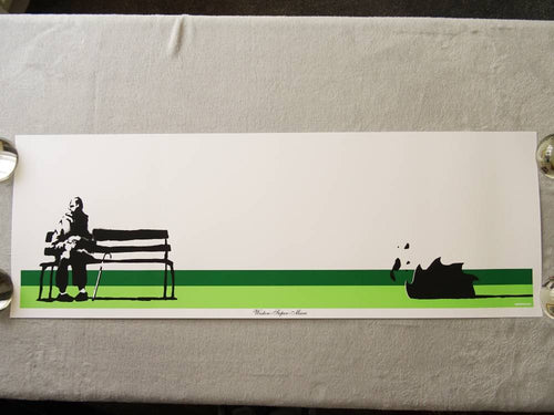 West Country Prince Screen print Banksy Weston Super Mare Replica by Artist West Country Prince